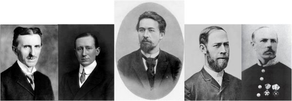 Tesla, Markoni, Popov, Gertz, Narkevitch-Yodko